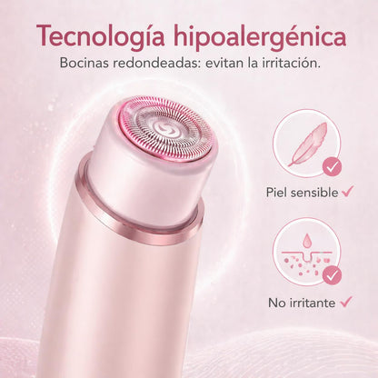 Ephra Depiladora Intima, 2 En 1 Recargable Con Doble Cabezal, Afeitadora Corporal Completa Para Piernas, Axilas, Brazos Y Zona Bikini, Uso HúMedo Y Seco (Azul)